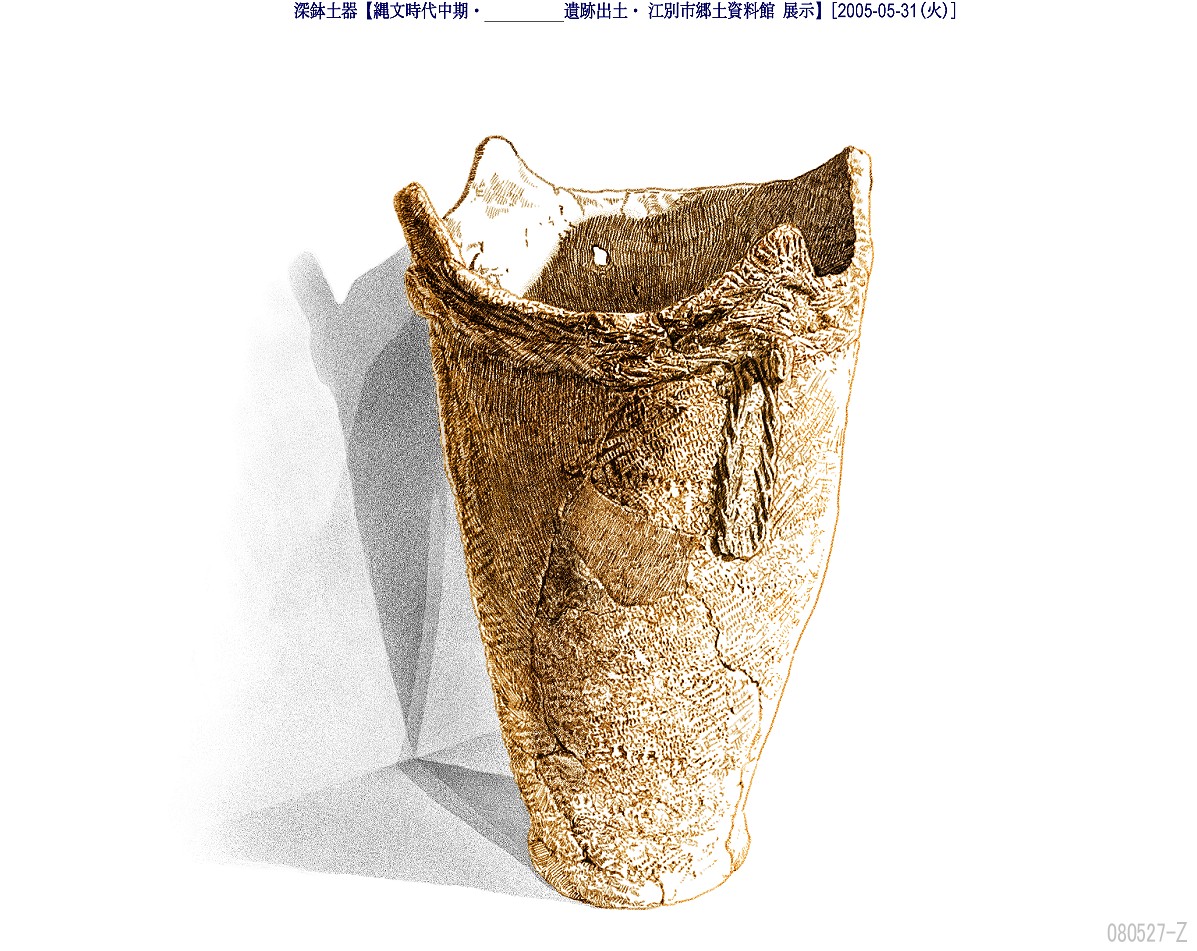 sketch of jomon ware �ꂩ����̂���ꕶ���y��